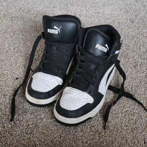 Puma Black Textured Fabric